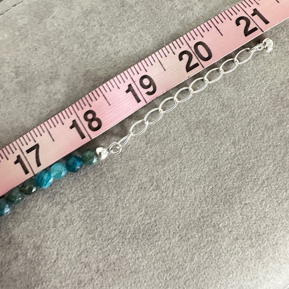 Faceted Apatite bead Necklace by Jay King - Picture 6 of 7